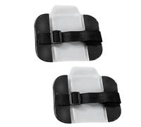 2 Pcs Sia Badge Holder Armband Arm Badge Holder Black Armband License ID Card Insignia Holders with Adjustable Arm Band Strap for Medical Security Warehouse Factory Staff Doorman