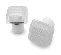 2 Pcs Side Indicator Repeater Light Lamp Lens White Right And Left For Ford Transit Mk3 Fiesta Mk3 Escort Mk4 Mk5 Orion Mk2 Mk3 Sierra Mk2 1034275 1058079 1844913