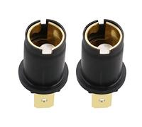 2 Pcs Side Light Bulb Holder 170790 for 6V/12V/24V Ba9s 989/233 Bulb Push-in Lamp Holder Bulb Holder for Cars Motorcycles Scooter Lighting Assembly