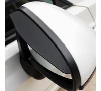 2 PCS Side Mirror Rain Protector Car Rear View Mirror Rain Visor Guard Pvc Rainproof Waterproof Auto Rearview Mirrors Cover Accessories Universal Mirrors Sun Visor Side for Cars Truck (Black)