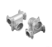 2 PCS Side Mounted Lawn Mower Aluminum Tube Fixing Seat Replacement, Ergonomic 26/28mm Handle Bracket Clamp for Strimmers & Trimmers (26 mm)