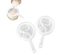 2 PCS Sieve Filter, Nylon Mesh Filters, 200 Mesh, 400 Mesh, Food Filter, Fine Mesh Wine Filter for Filtering Liquids, Oil, Coffee, Wine, Juices and Jams 8