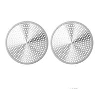 2 Pcs Silicone Drain Protector with Suction Cup, Shower Drain Cover, Hair Catcher, Sink Strainer, Plug Hole Cover and Bath Filter Trap for the Bathroom, Bathtub and Kitchen