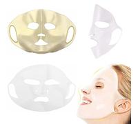 2 PCS Silicone Face Mask Cover Reusable Facial Mask Cover 3D Hanging Ear Facial Masks Holder Silicone Moisturizing Mask for Sheet Mask