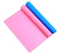 2 Pcs Silicone Mat for Resin Crafts, Large Non-Stick Reusable Silicone Baking Mats 30x40 cm for Jewelry Casting Molds, Worktop Protector