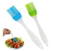 2 Pcs Silicone Pastry Brush Basting Brush Set,Heat Resistant OilBrush,Pastry BrushSilicone,Cooking Baking BrushSet for Cooking Kitchen Baking Barbecue,Food Stirring, Baking Cooking(2 Size)
