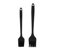 2 Pcs Silicone Pastry Oil Brush High Temperature Resistant, Ideal for Baking, Grilling, Cooking, Black