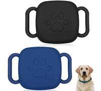 2 Pcs Silicone Protective Cover for Tile Mate 2022/2024, Dog Collar Holder, Silicone Keychain for Pet, Cover for Cat Pet Necklace, Anti-Loss Soft, for Necklace