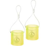 2 Pcs Silicone Slingshot Target with Bells Professional Slingshots Training Targets for Adult Practice Outdoor Hunting Accessories