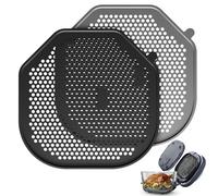 2 PCS Silicone Splatter Shields for Ninja Crispi Pro AS101CY &BlackGrey