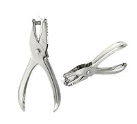 2 Pcs Silver 1/4 and 1/8 Inch Small Single Hole Punch Hole Puncher Mini Hole Puncher for DIY Craft Paper Tags Punches Paper for Paper Crafts