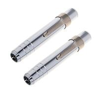 2 PCS Silver Aluminum Alloy Chalk Holder