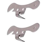 2 Pcs Silver One Size Stainless Steel Can Opener Manual Can Opener Multifunctional Kitchen Accessories, Manual Can Openers