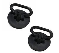 2 Pcs Sink Bath Plug,Silicone Sink Plug with Handle, Universal Black Sink Bath Plug Replacement,Durable PVC Construction for Kitchen Bath Sink Drain Stopper Plug Size Between 45.5 to 42 mm