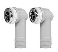 2 Pcs Sink Overflow Head, Round Interface, Wash Basin Overflow Head Kit, Kitchen Sink Accessories, for Bathroom Kitchen Basin Sink Hole Drain Covers Tidy Insert Spares, 23mm