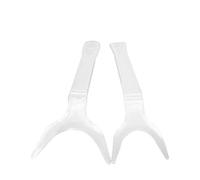 2 Pcs Sino Dental Orthodontic Lip Retractor Clear Teeth Intraoral Mouth Lip Retractor Photography Opener (Large + Small)