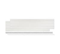 2 PCS Slatwall Panels Organizer with 50 Hooks, Interlocking Slat Wall Paneling for Display Storage, Garage Kitchen Workshop Retail Store Wall Mounted PVC Wall Rack