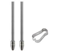 2 Pcs SLAUNT S Pen Tips Stainless Steel Compatible with Remarkable 2 Paper Tablet Marker Plus Stylus Galaxy Note10/20/Tab S6 LITE/S7/S9/S24U Metal Replacement Pen Tips/Nibs