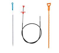 2 PCS Small hair brush and single-head spring brush, pipe cleaner for cleaning, flexible long tube drain cleaning tool with elastic stainless steel, reliable sink pipe cleaner for car sunroof refriger