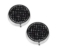 2 pcs Small Pill Box Case 3 Compartments Portable for Pocket Pouch Purse Personal Mini Pill Organizers Container Holder to Hold Vitamins Medication Fish Oil Supplements