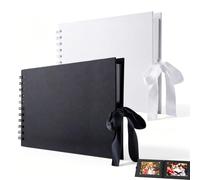 2 PCS Small Scrapbook Photo Album, a5 DIY Scrap Book 30 Pages Memory Book
