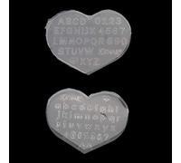 2 Pcs Small Size Numbers Letters Mold Kit Pendant UV Resin Silicone Mold Jewelry Making Tools Nail Art