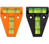 2 Pcs Small T Shaped Bubble Levelling Tool | Camping Spirit | Caravan Spirit | Motorhome Spirit | T-Type for RVs Ca-mper, Furniture, Trailers,Spirit Level Tools