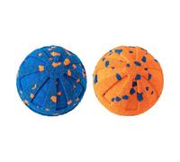 2 PCS Smart Interactive Dog Toy, Indestructible Dog Ball Football Toys, Automatic Moving Bouncing & Rotating Dogs Ball E-TPU Material USB-C Rechargeable Active Rolling Balls Washable Disassemble