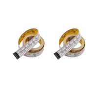 2 Pcs Soft Flat Ruler Body Measuring Sewing Tailor-Tape Measure 150cm/60inch Centimeter Meter Tape for Multi Angle for Growth Woodworking Tool