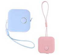 2 PCS Soft Tape Measure Retractable Push Button Measuring Tape Double-Side Square Mini Tape Measure for Body Sewing Fabric Tailor Cloth Craft Measurement