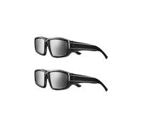 (2 Pcs) Solar Eclipse Glasses Approved 2024 CE and ISO Certified Safe Shades for Direct Sun Viewing