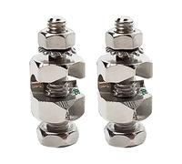 2 Pcs Solar Ground Grounding Clip Solar Panel Grounding Lug Fasteners Wire Cable Clip Resistant Clips