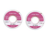 2 PCS Solder Wire, Soldering Flux No Clean Flux Remove The Desoldering Wick, Solder Wick The Motherboard and Clean The Pads Include Cleaning Tools, Desoldering Braid