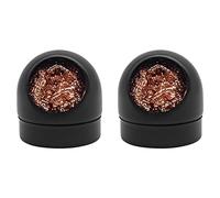 2 Pcs Soldering Tip Iron Cleaners Soldering Tip Cleaning Ball and Bases Soldering Solder Iron Tip Cleaners for Cleaning Solder Irons and Tips
