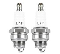 2 Pcs Spark Plug Replacement for NGK BPMR7A L7T Champion CJ8 RCJ6Y RCJ7Y, Solid Terminal Replacement Fits for Stihl & Husqvarna Lawnmower Chainsaw Engine Trimmer Blower Multiple Cross Reference Models