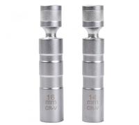 2 Pcs Spark Plug Socket, Magnetic Spark Plug Socket Set, 14 mm and 16 mm Spark Plug Socket Wrench, for Car Repair