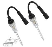 2 Pcs Spark Plug Tester, Gnition Coil Testers Ignition Spark Tester, Portable Engine Ignition Testers, for Internal External Small Engines Car Lawnmower Automotive