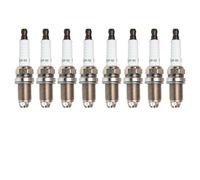 2 Pcs Spark Plugs and Wires Car Candles 3-Electrode Spark Plugs K5Rtjy-10 For Denso K16Tnr-S9 For Champion Rc89Pyc(8 pieces)