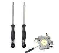 2 PCS Splined Carburettor Adjustment Screw Driver Tool, 21-Teeth & 7-Teeth Carburetor Screwdriver Engine Adjustment Tune-up Adjusting Tool, for Trimmer Weed Eater Brushcuter Chainsaw Blower Lawn Mower