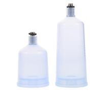 2 Pcs Split Type Airbrush Paint Cup 40ml 20ml Replaceable Plastic | Visible Levels, Large Capacity, Detachable Design, Supports Easier Cleanup for Hobbyists, Artists, Watercolor Painting