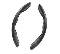 2 PCS Sports Car Steering Wheel Cover for Audi Q7 7 Seats 2015-2019, Anti-Skid Segmented Car Steering Wheel Protector for Auto/Truck/SUV/Van Automotive Accessories,Black