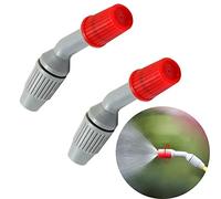 2 Pcs Spray Nozzles Weedkiller Cone Spare Parts Fan Shape Nozzles Professional System Syringes for Watering and Cleaning