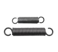 2 Pcs Spring Steel Extension Spring with Hook Spring, Wire Diameter 2.0mm, OD 21mm, Length 50mm, Strength Tension Spring