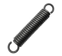2 Pcs Spring steel extension spring with hook spring, wire diameter 4.0mm, OD 25mm, Length 350mm, Strength tension spring