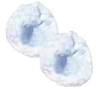 2 Pcs Squeeze Toys, White & Blue Colorful Beads Vacuum Slow Rise Squish Toy, Janpanese Dessert Squish Fidget Stress Toys for Party Favors Gifts Dumpling Stress Ball Balls Balls