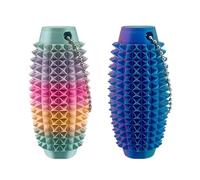 2 PCS Squishy Spiky Sensory Tool, Sensory Toys, Fidget Keychain, Durable PLA Pendant for Anxiety Relief and Stress, Pocket Sensory Toy for Adults Teens