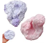 2 PCS Squishy Stress Balls, Vacuum Stress Ball, Small Bead Squeeze Ball Toy Portable, Grape Stressball, Boys and Girls Squeeze Candy Ball Toy, Sugar Ball Fidget Soft & Comfortable Stress Reliever