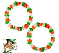2 PCS St Paddys Day Accessories, St Patrick Day Accessories, St Patricks Day Garlands, St Patrick's Day Necklace, For Kids,Women,Adults Paddy's Parades, Outdoor Decorations, Party