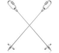 2 Pcs Stainless Steel Bird Fruit Skewers for Feeding
