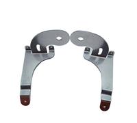 2 PCS Stainless Steel Chrome Spotlight Spotlamp Fog Light Brackets Compatible with Bmw Mini 2001-2006 R50, R52 & R53 2001-2006 For 10mm bolt type mounting spotlights